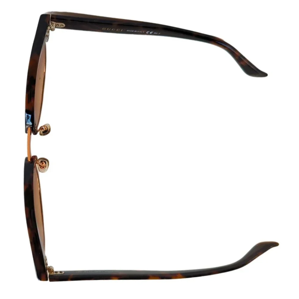 Gucci Round Havana Brown Tortoise shell Sunglasses & Case 4278/S LZUD8 5… - Picture 7 of 15